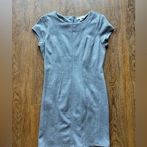 Gray fitted monteau dress